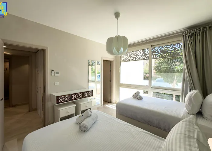 شقة The Coral Pearl 3bdr Mangroovy Free & Pool الغردقة